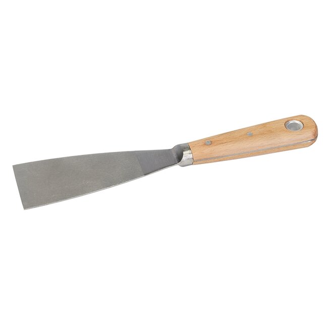 Silverline Schraper - 50 mm - Glad Geschuurd - Ophangoog - Hardhouten Handvat