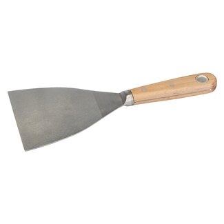 Silverline Schraper - Glad - Ophangoog - 100 mm - Hardhouten Handvat