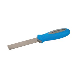 Silverline Expert Schraper - Softgrip - 25 mm - Blauw