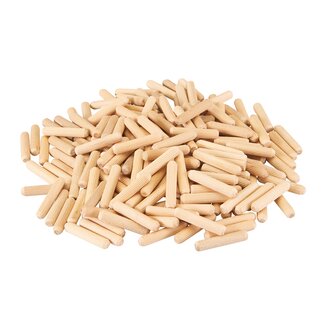 Silverline Gegroefde berkenhouten deuvels - Ø 8 x 40 mm - 200 stuks