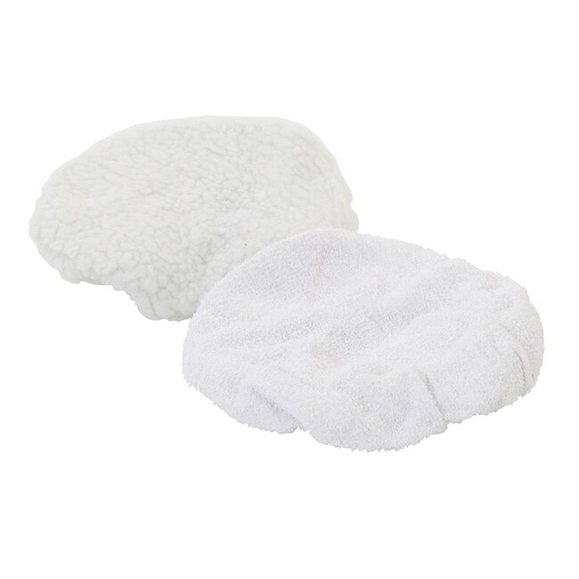 Silverline orbitale autopoetsmachine - met 2 polijstkussens van textiel en wol - schijfdiameter 240 mm - 110 watt - voor autolak