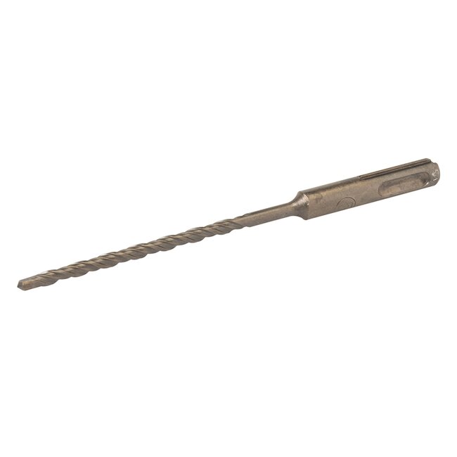 Silverline SDS-Plus betonboor - hardmetalen punt - 2 snijranden en dubbele groef - 5 x 160 mm - grijs - voor beton en metselwerk