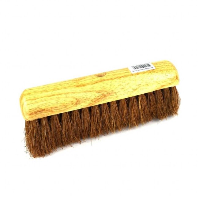 Benson Zaalbezem - 28 cm - Zachte kokos borstelharen - 5 rijen - Bruin