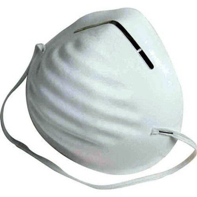 Benson Stofmasker met aluminium neusclip - latexvrij - 6 stuks