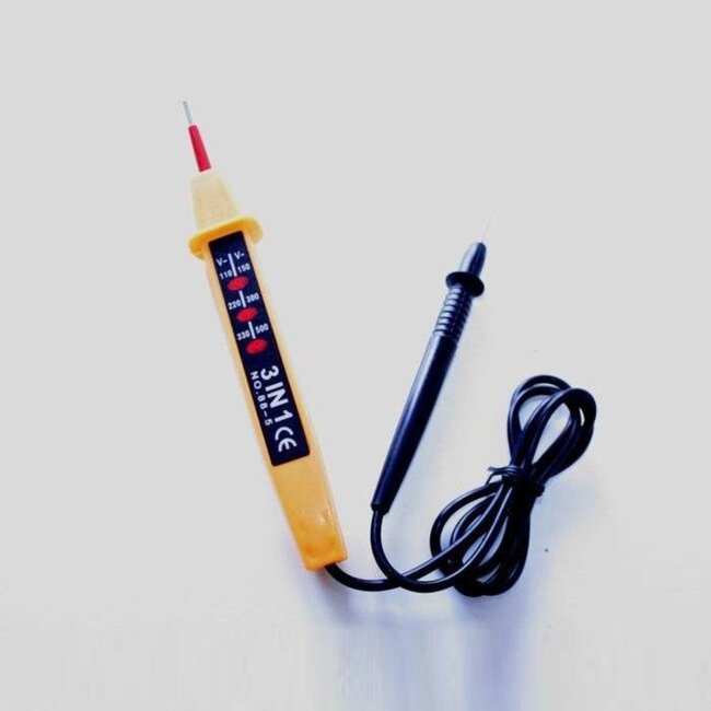Benson Spanningzoeker - LED-indicator - 110-380 Volt - 90 cm kabel - Veilig en nauwkeurig