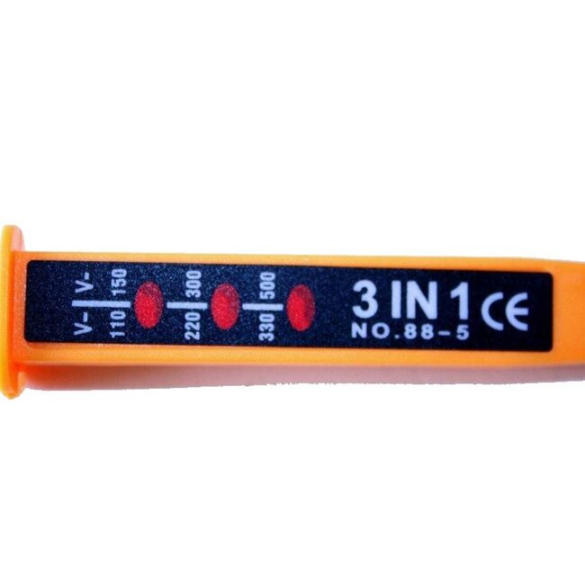 Benson Spanningzoeker - LED-indicator - 110-380 Volt - 90 cm kabel - Veilig en nauwkeurig