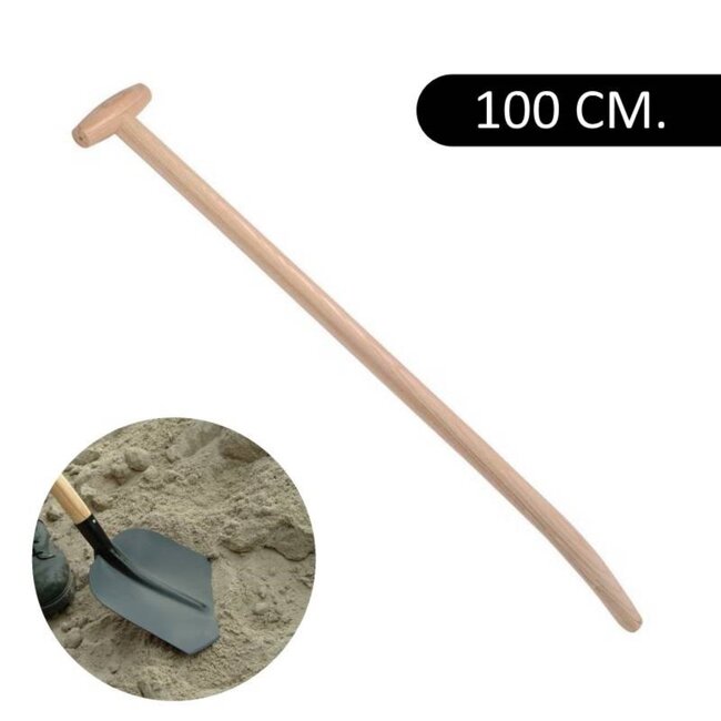 Benson Universele batssteel - half gebogen - ergonomisch - essenhout - 100 cm