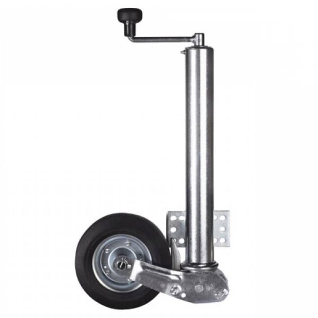 Benson Opklapbaar neuswiel met vetnippel - 60 mm buis - 200 x 60 mm - 400 kg draagvermogen