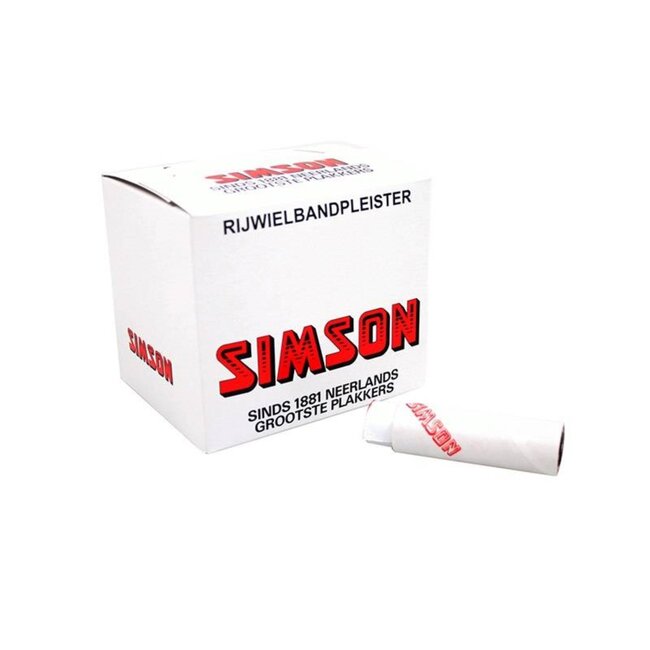 Simson Knippleister voor fietsbanden - op maat knippen - 7 x 20 cm - inclusief stappenplan