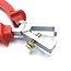 Hofftech Slanke afstriptang - 150 mm - robuuste grip - instelbare stelschroef - rood