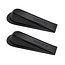 Benson Flexibele deurstopper - PVC - 2 stuks - zwart - 100 kg draagkracht