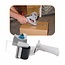 Benson Universele taperoller - ergonomisch - verzinkt mes - grijs/rood