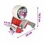 Benson Tape Dispenser - Taperoller Inclusief 2 Rollen met 50 meter Tape