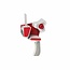 Benson Tape dispenser - ergonomisch - inclusief 2 rollen - 50 meter - grijs/rood