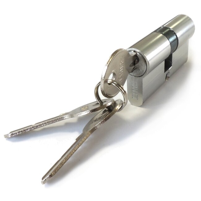 Stahlex Euro profielcilinder - 30/30 - Inclusief 3 sleutels - 60 mm - Messing vernikkeld