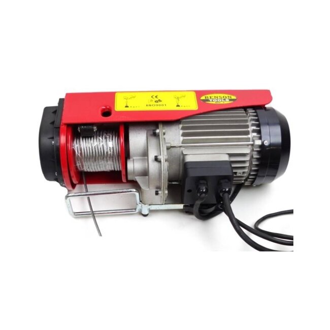 Benson Elektrische takel - 500 kg - 12 meter kabel - compact en krachtig