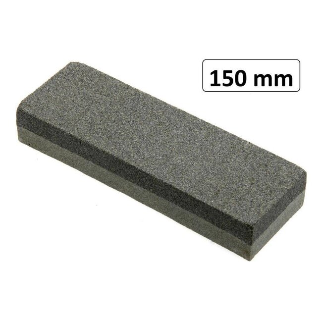 Benson Dubbelzijdige slijpsteen - grove en fijne korrel - 150 mm - aluminiumoxide