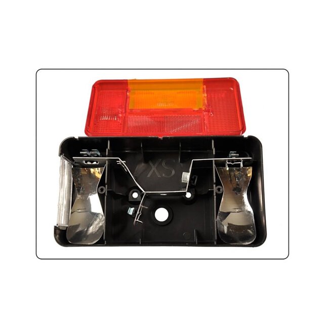 Benson Achterlicht aanhangwagen/caravan - 5 functies - 194 x 104 mm - links