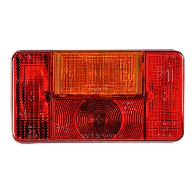 Benson Achterlicht aanhangwagen/caravan - 5 functies - 194 x 104 mm - links