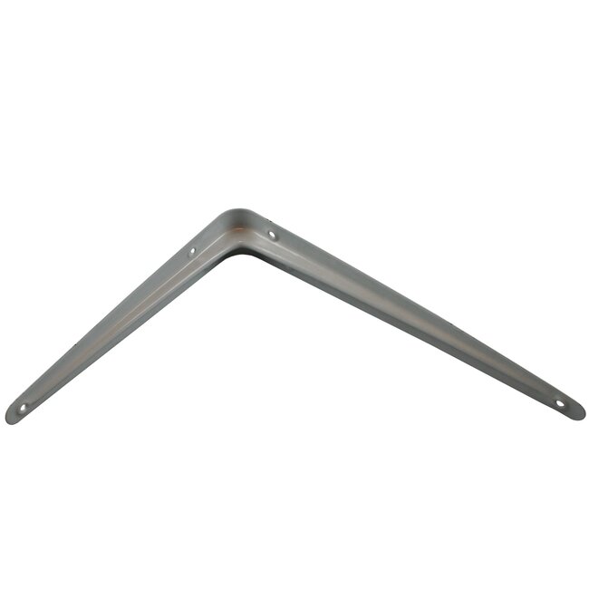 Benson Stalen plankdragers - wit gelakt - 20 x 25 cm - stevig en stijlvol