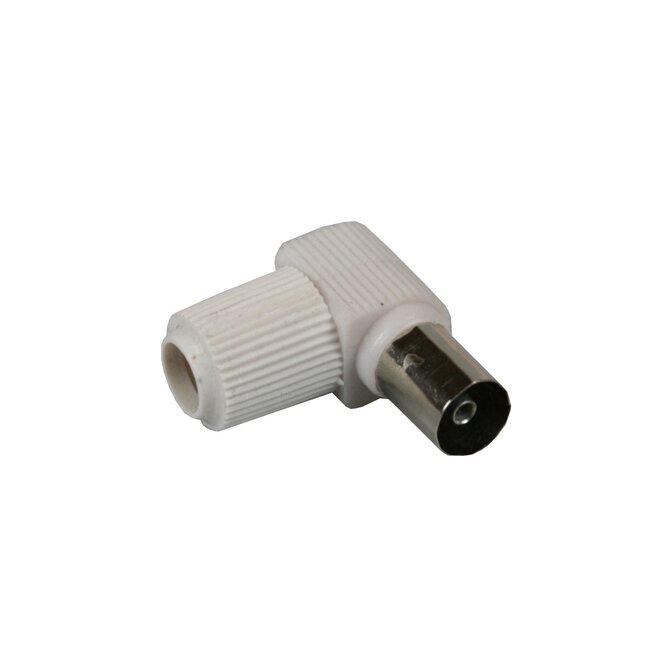 Benson Haakse coax connector - female - 75 dB - schroefaansluiting