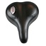 Benson Comfortabel fietszadel met gel en vering - zwart