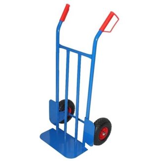 Hofftech Steekwagen - Max 200 kg - Luchtbanden - 1200 x 595 x 670 mm - Blauw