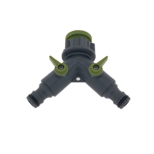 Benson Waterverdeler - Tuinslang Koppeling - 2 Weg 1/2" - 3/4" Soft Benson Waterverdeler - Tuinslang Koppeling - 2 Weg 1/2" - 3/4" Soft
