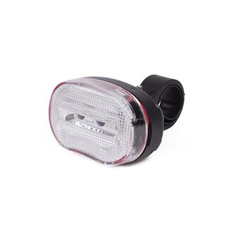 Benson Fietslamp voorkant - 3 LED's - 4 lux - wit - batterijvoeding