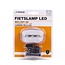 Benson Fietslamp voorkant - 3 LED's - 4 lux - wit - batterijvoeding