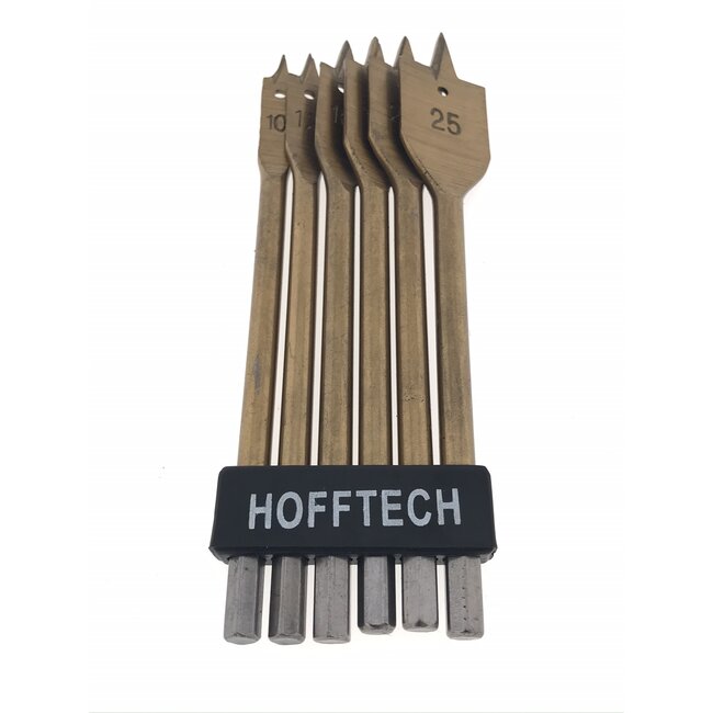 Hofftech Boor- en bitset hout - 3 t/m 25 mm - 14-delig - 1/4 inch aansluiting