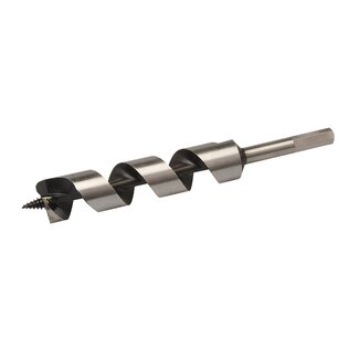Silverline Slangenboor - gehard carbon staal - Ø 30 mm - 235 mm lang - zeskant schacht