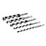 Silverline Slangenboor set - gehard carbon staal - 10-25 mm - 5-delig