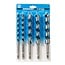 Silverline Slangenboor set - gehard carbon staal - 10-25 mm - 5-delig