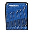 Silverline Offset ringsleutelset - 6 t/m 17 mm - 6-delig - diepe bi-hexagonale sleutels - met nylon opbergetui