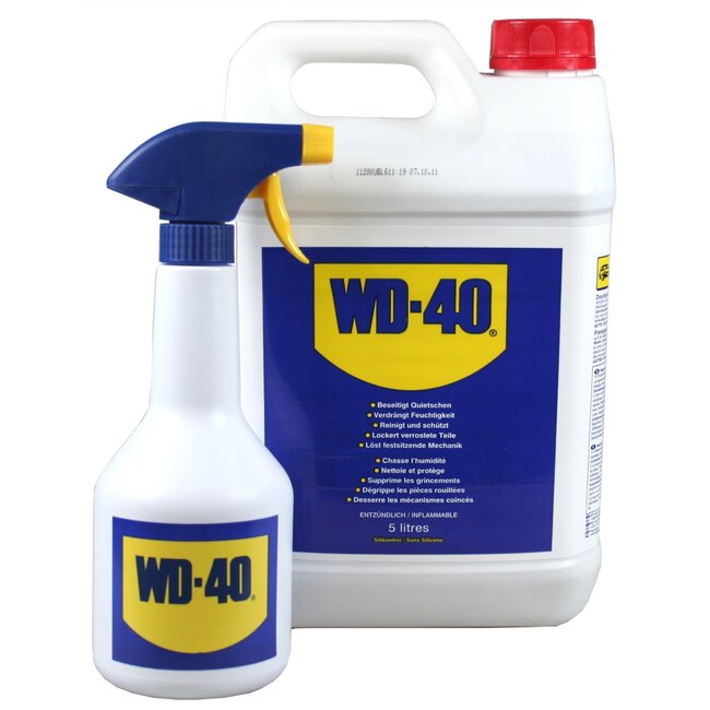 WD40 Alles-in-één spray - 5 liter - met handige sprayfles - veelzijdige toepassingen