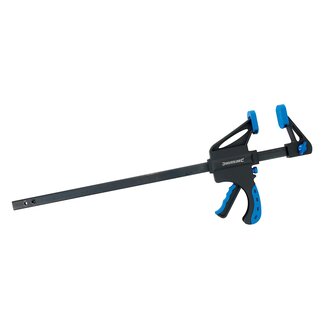Silverline Snelspanklem - Heavy Duty - 450 mm - Lichtgewicht nylon kaken - Enkelhandig gebruik Silverline Snelspanklem - Heavy Duty - 450 mm - Lichtgewicht nylon kaken - Enkelhandig gebruik