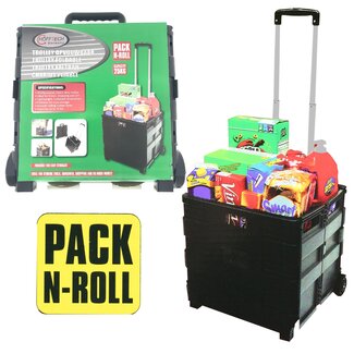 Hofftech Trolley Opvouwbaar - Groot - Max 25 kilo - Telescopisch Handvat