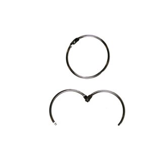 Benson Marktringen - Rond - 60 mm - Set van 25 stuks - Makkelijk te openen en sluiten