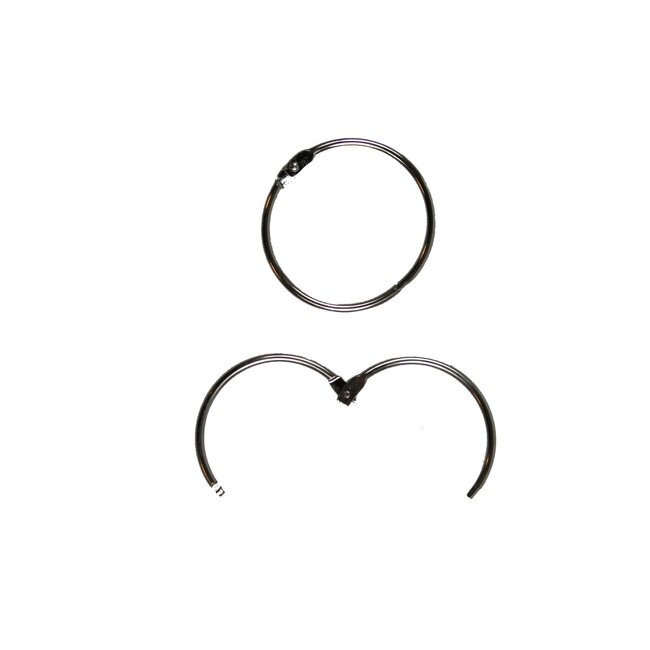 Benson Marktringen - Rond - 60 mm - Set van 25 stuks - Makkelijk te openen en sluiten