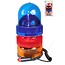 Benson Zwaailamp set 12V - rood, blauw, oranje - sterke magneet - 3 meter kabel