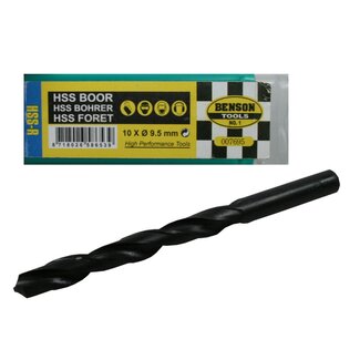 Benson HSS Metaal Boor 9.5 mm - 10 stuks