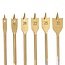 Silverline Speedboorset - gehard koolstofstaal, titaniumcoating - snel boren - 10-32 mm - goudkleurig - 6-delig - hout, gipsplaat