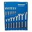 Silverline 14-delige ringratelsleutelset - 5° ratelactie - 180° kantelbare kop - 8 t/m 24 mm