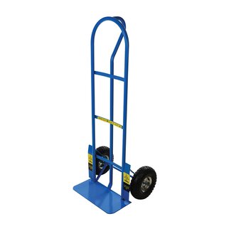 Silverline Steekwagen met hoge rug - staal - 250 kg draagvermogen - luchtbanden - 130 cm hoogte - voor verhuizen en magazijn