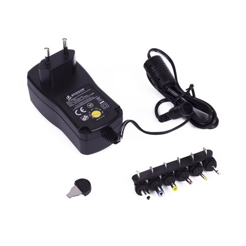 Benson Adapter - Universeel - Zwart - 2000Ma - 1.4 meter Kabel - 3 t/m 12 Volt Benson Adapter - Universeel - Zwart - 2000Ma - 1.4 meter Kabel - 3 t/m 12 Volt
