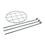 Silverline Tuin Groeiset - Stalen Frame - 30 x 45 cm - 4-delig - Inclusief Steunpoten