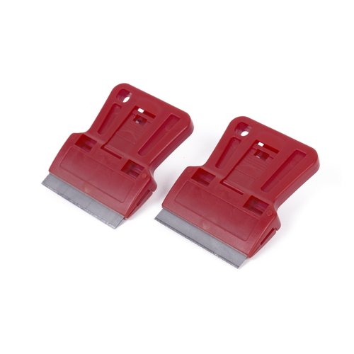 Benson Verfschrapers - 40 mm - Rood - 2 delig Benson Verfschrapers - 40 mm - Rood - 2 delig