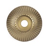 Benson Koolstofstalen Slijpschijf - Hout - Goud - Bol - 84 x 16 mm Benson Koolstofstalen Slijpschijf - Hout - Goud - Bol - 84 x 16 mm