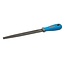 Silverline Platte vijl - halfzoet - gehard staal - soft-grip handvat - 250 mm